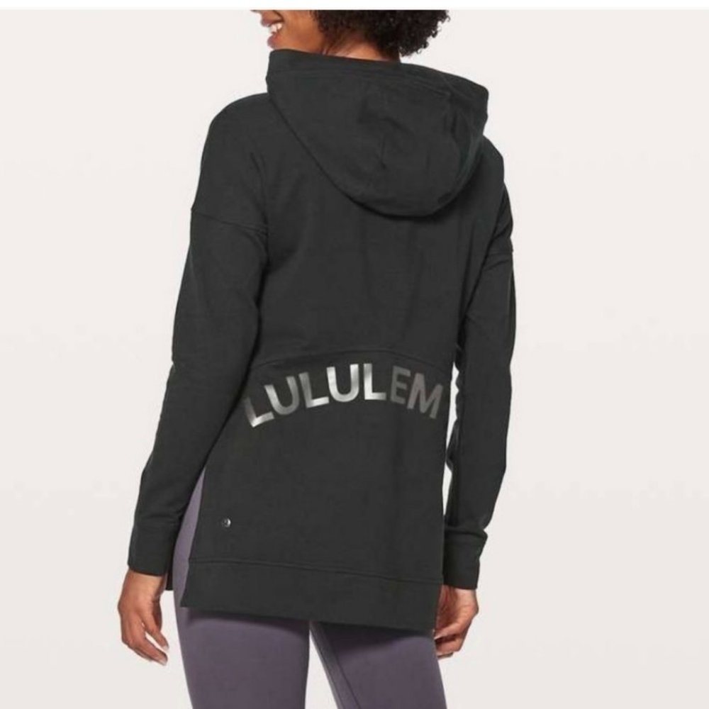 Lululemon Cut Above Hooded Sweatshirt Black Size 4
